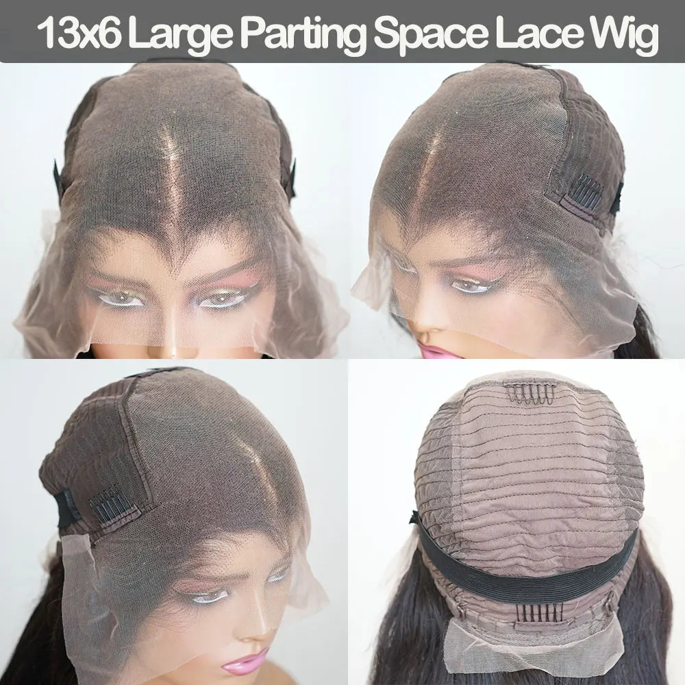 New Trend Lagos Hairline 250 Density Deep Wave Burmese Curly 13x6 Lace Frontal Glueless Wigs Human Hair PrePlucked Ready To Wear