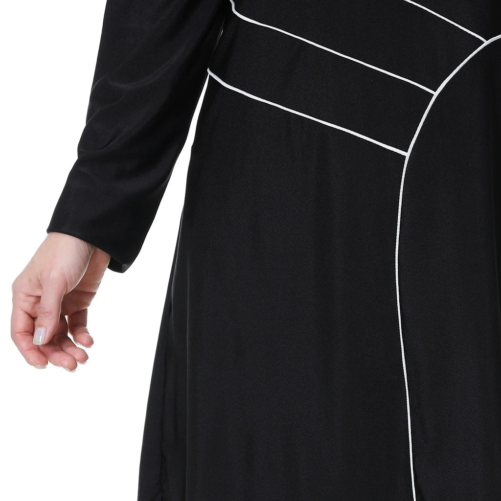 H1029 Muslim Women Fullcoverage Long Sleeves Cover Up Burkinis Three Pieces Plus Size Swimwear Suits