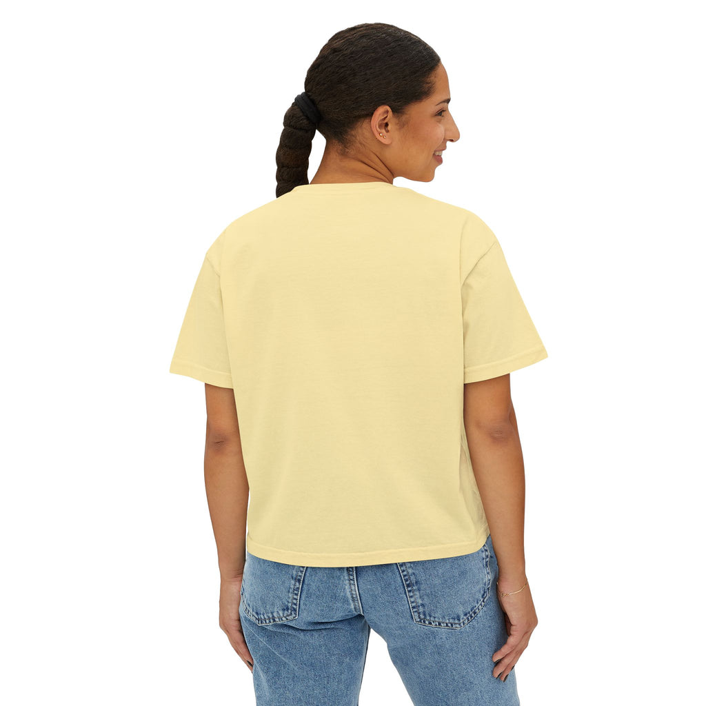Faith Boxy Tee — Women's Minimalist Christian Shirt