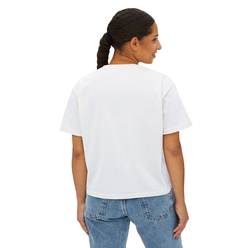 Faith Boxy Tee — Women's Minimalist Christian Shirt
