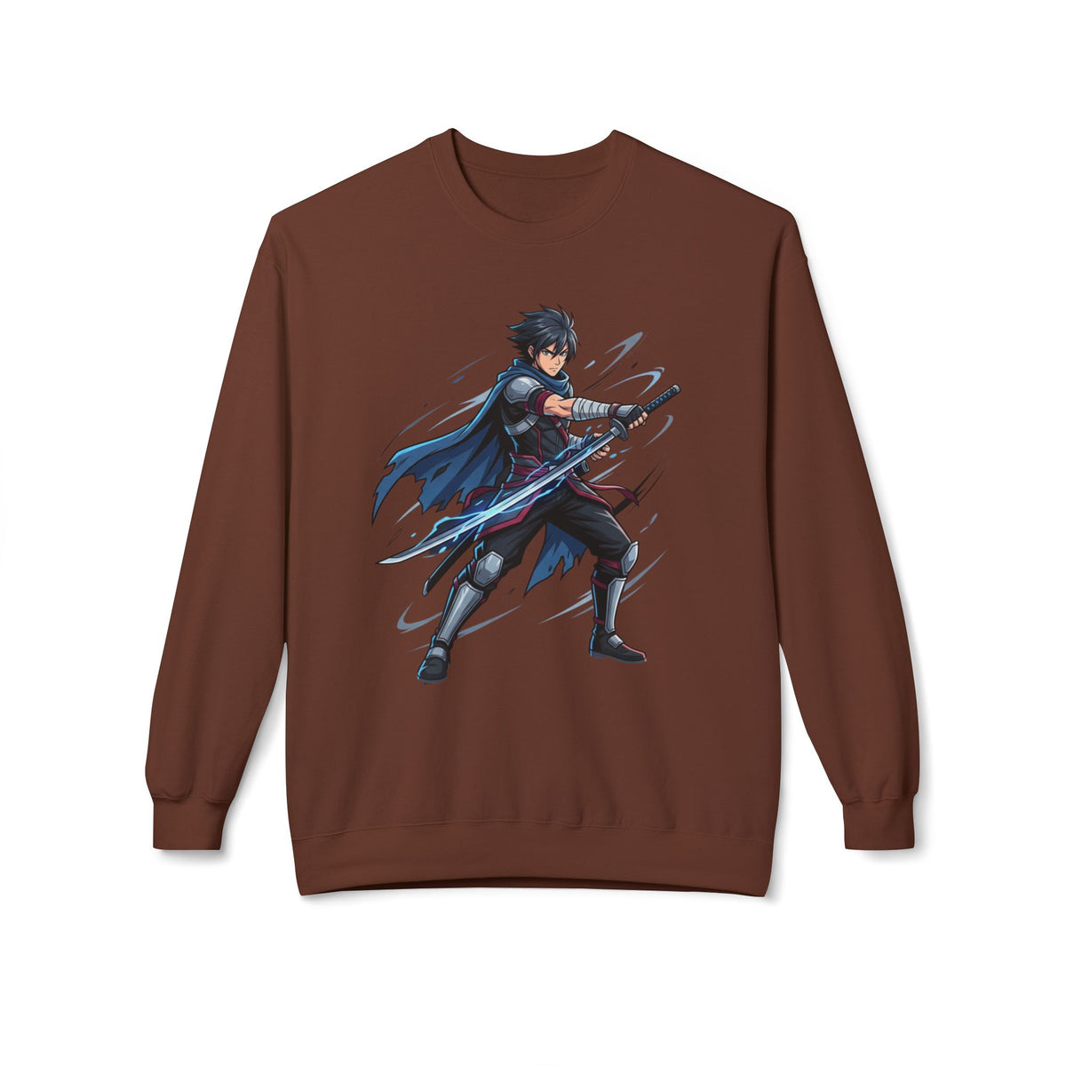 Anime Sword Fighter Crewneck Sweatshirt