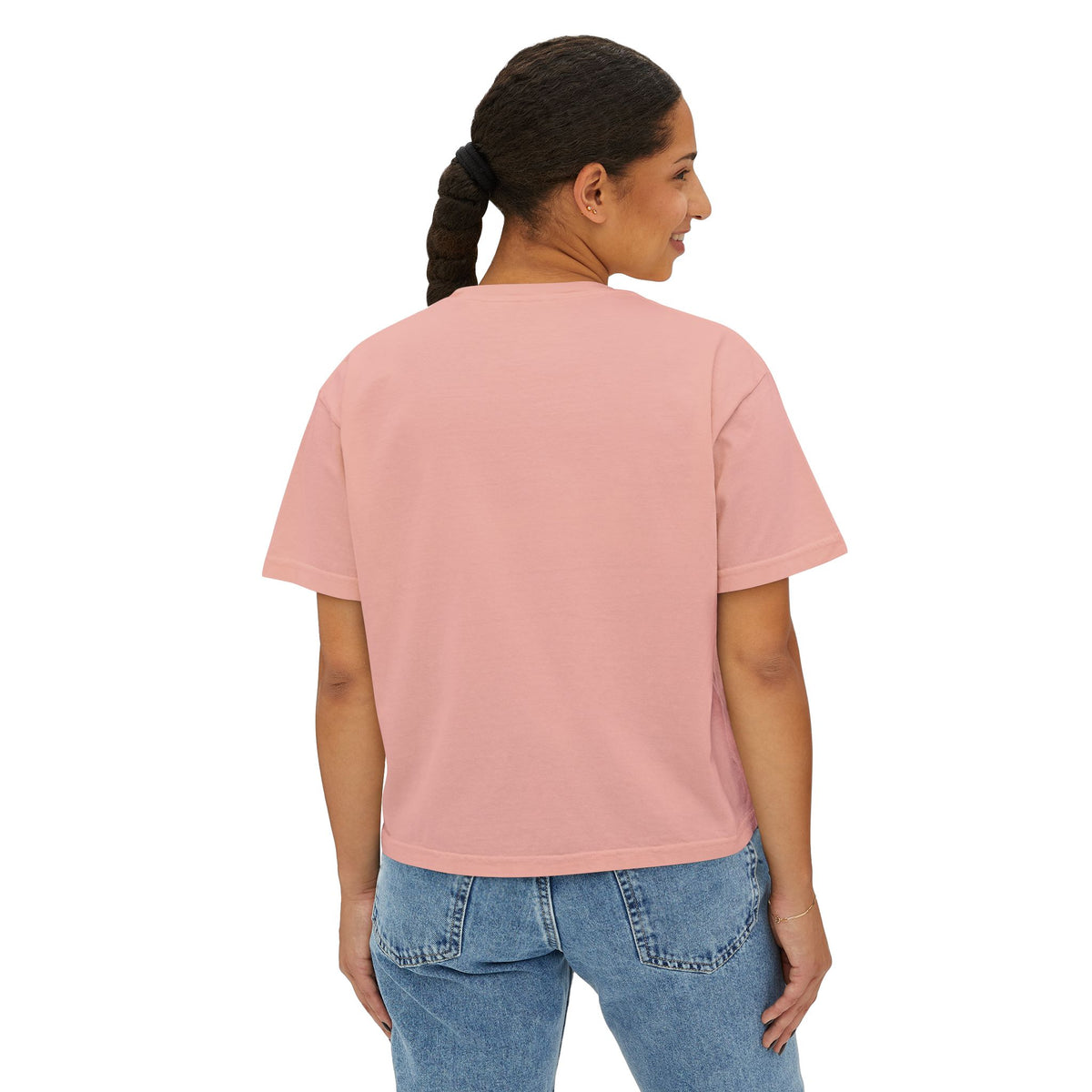 Faith Boxy Tee — Women's Minimalist Christian Shirt