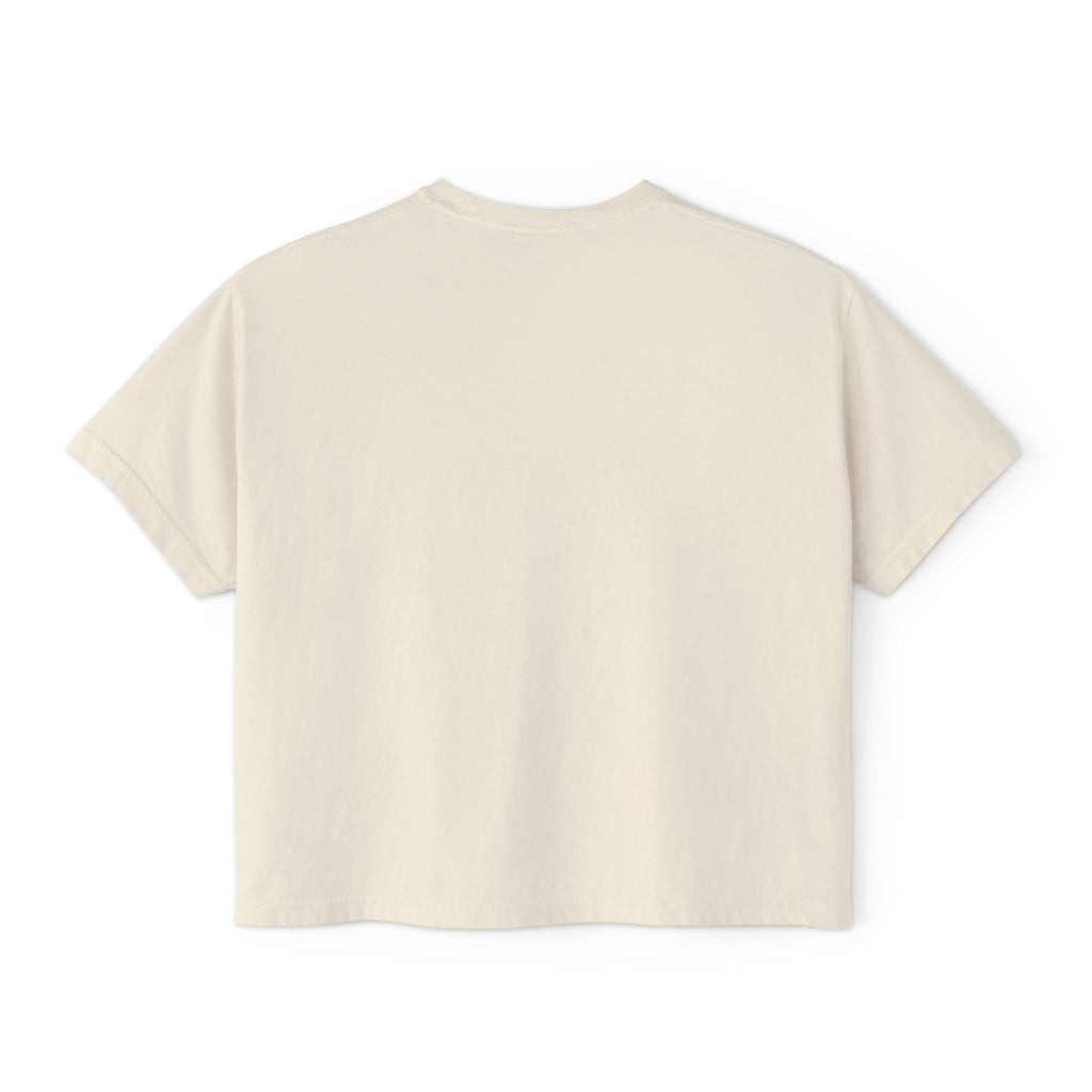 Faith Boxy Tee — Women's Minimalist Christian Shirt