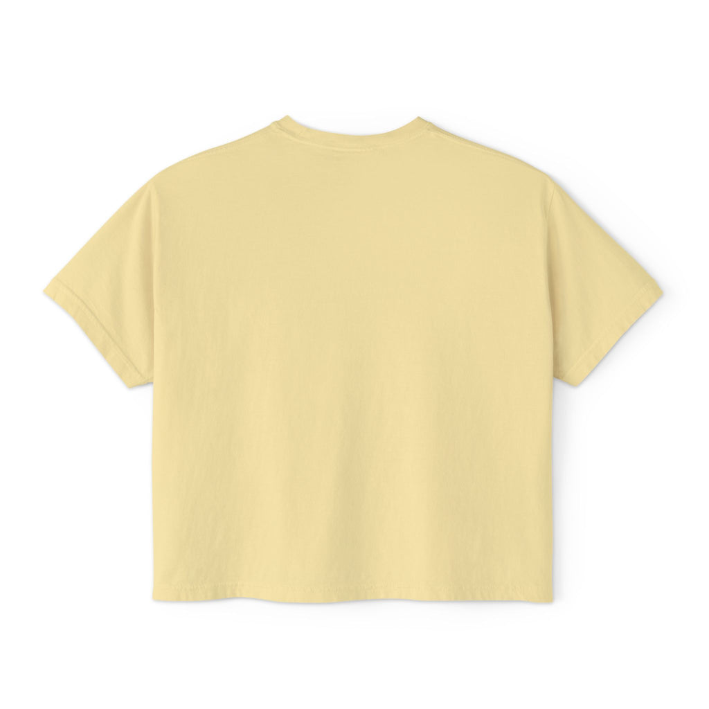 Faith Boxy Tee — Women's Minimalist Christian Shirt