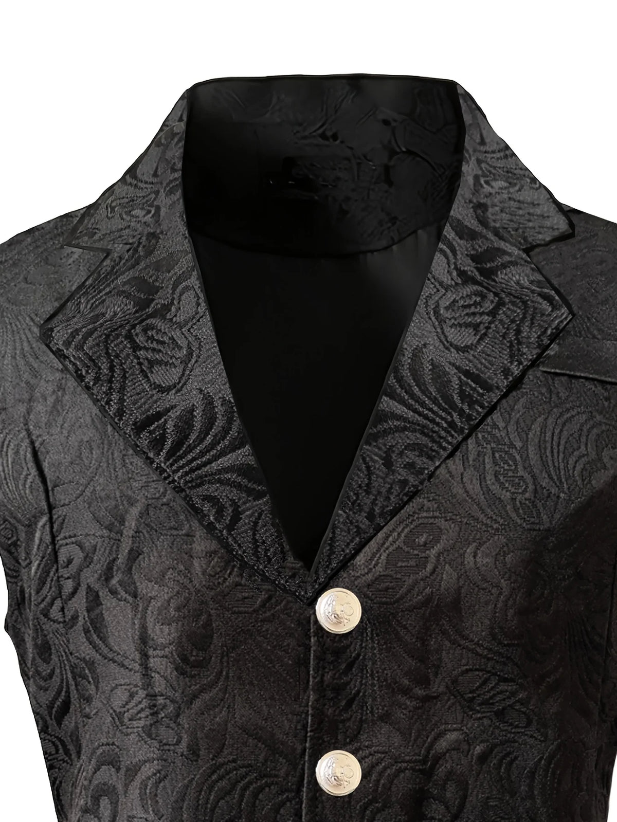 Men's vest retro jacquard vest British style business casual top American style shoulder