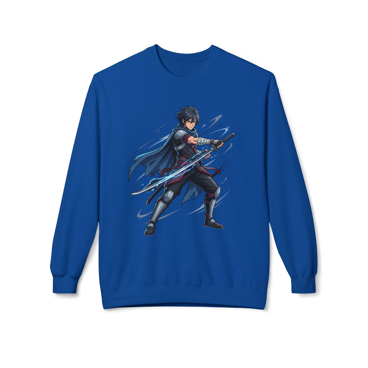 Anime Sword Fighter Crewneck Sweatshirt