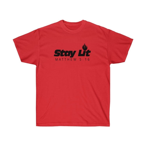 Stay Lit Unisex Tee, Matthew 5:16 Tee, Religious