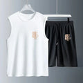 Men's Tank Top Sets 2026 Summer Quick drying beach Sportswear seaside oversize men's chandals sports Breathable running