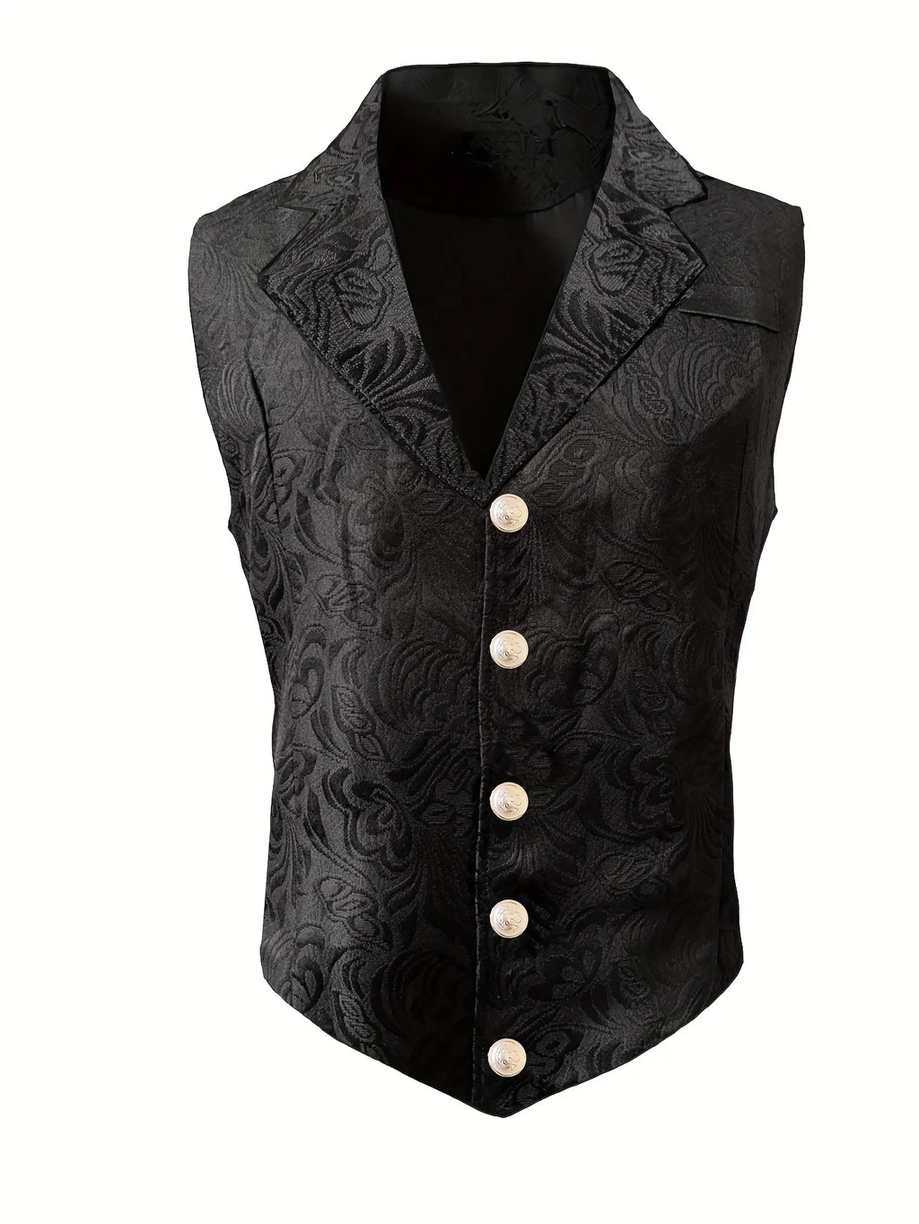 Men's vest retro jacquard vest British style business casual top American style shoulder