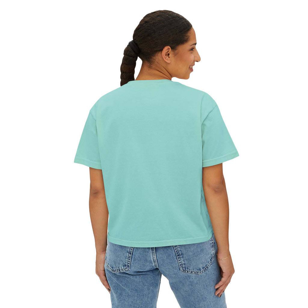 Faith Boxy Tee — Women's Minimalist Christian Shirt
