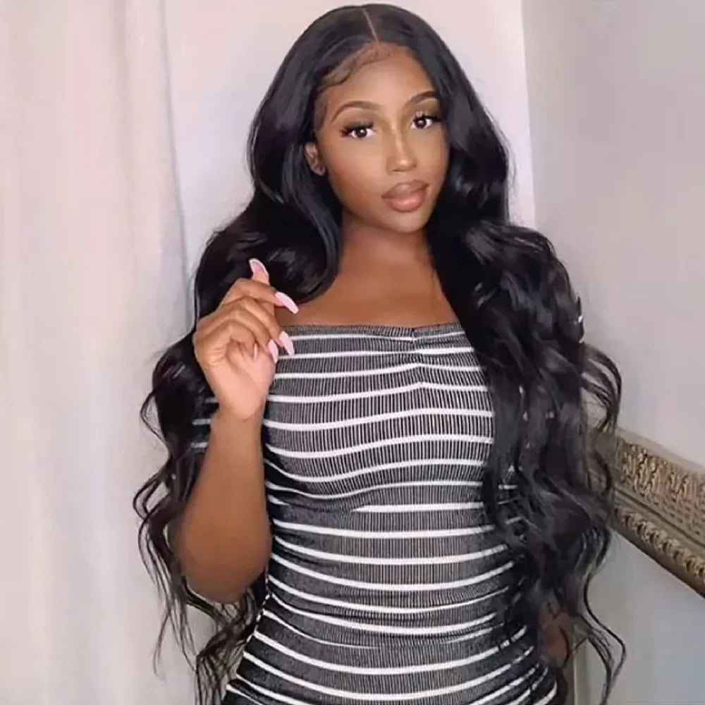 Brazilian Body Wave Raw 220% Density 30 32 Inch 13x6 HD Lace Front Human Hair Wigs 13x4 Frontal Wigs 360 HD Transparent Lace Frontal Wigs Body Wave Human Hair 7x6 Lace Front Wig