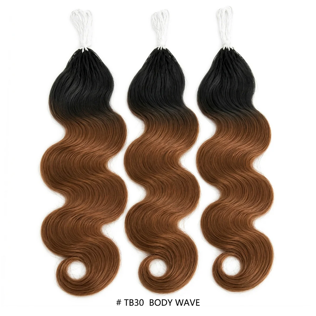 TB30 Highlight Body Wave Crochet Human Hair Extensions