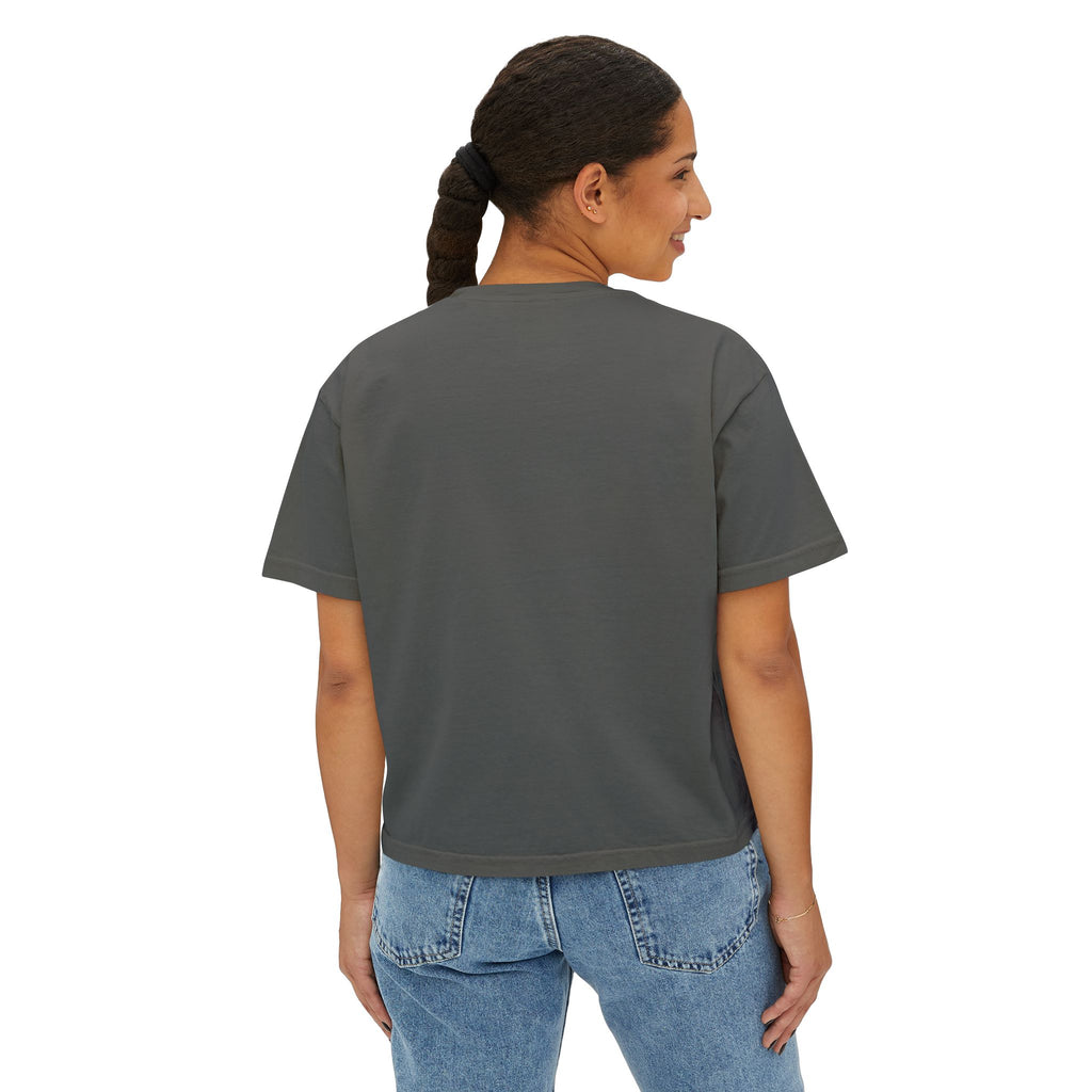 Faith Boxy Tee — Women's Minimalist Christian Shirt