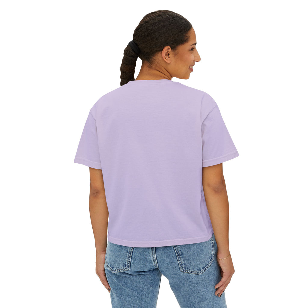 Faith Boxy Tee — Women's Minimalist Christian Shirt
