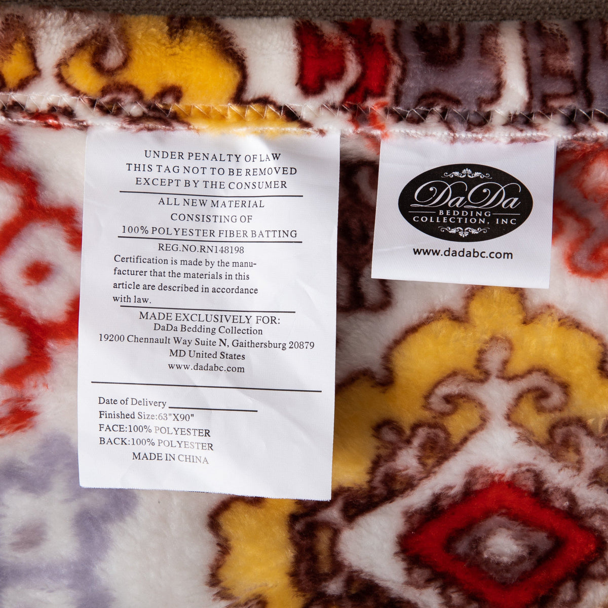 DaDa Bedding Southwestern Havana Geometric Soft Plush Fleece Flannel
