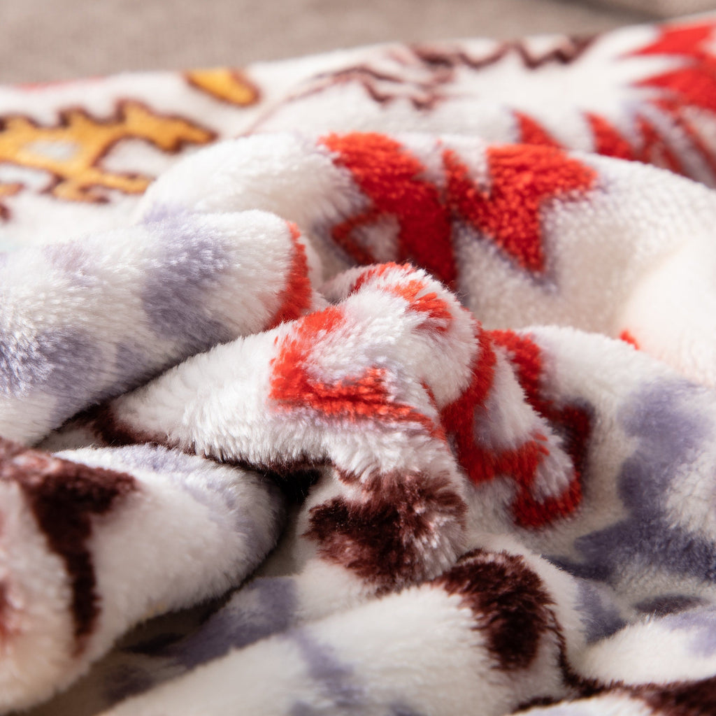 DaDa Bedding Southwestern Havana Geometric Soft Plush Fleece Flannel
