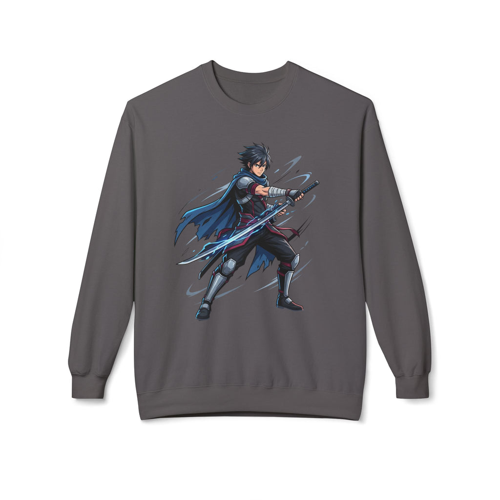 Anime Sword Fighter Crewneck Sweatshirt