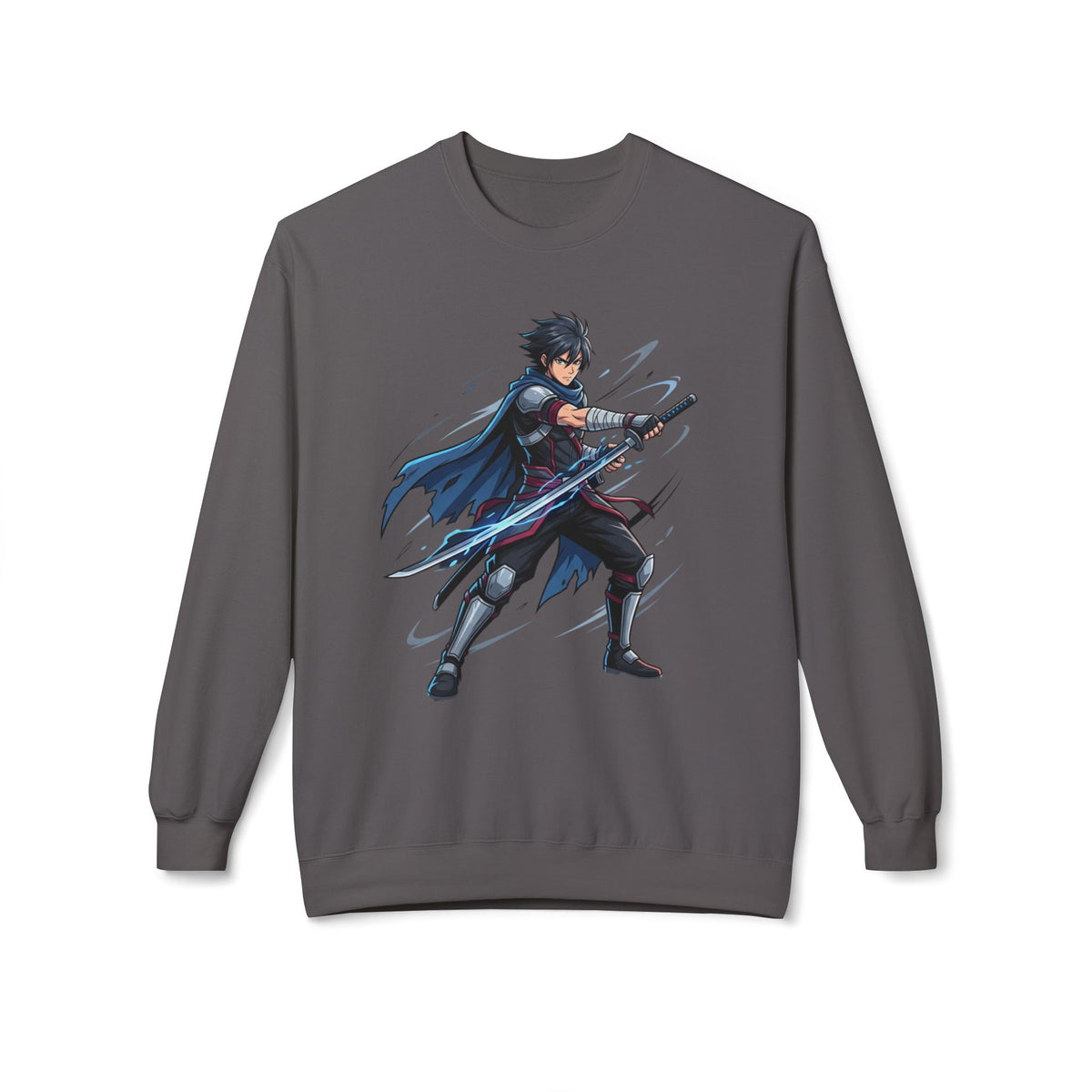 Anime Sword Fighter Crewneck Sweatshirt