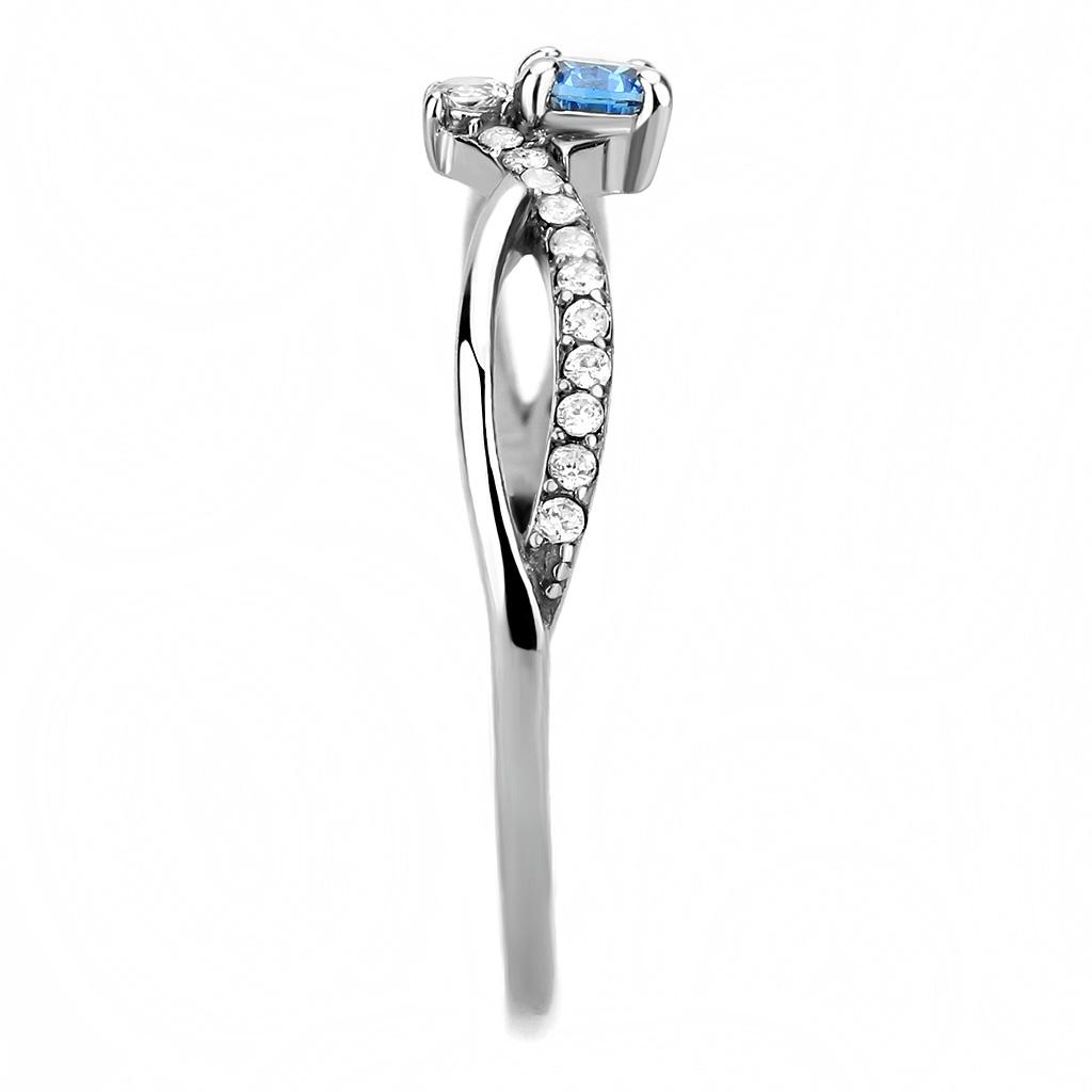 High polished (no plating) Stainless Steel Ring with AAA Grade
