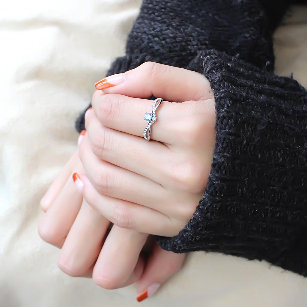 High polished (no plating) Stainless Steel Ring with AAA Grade