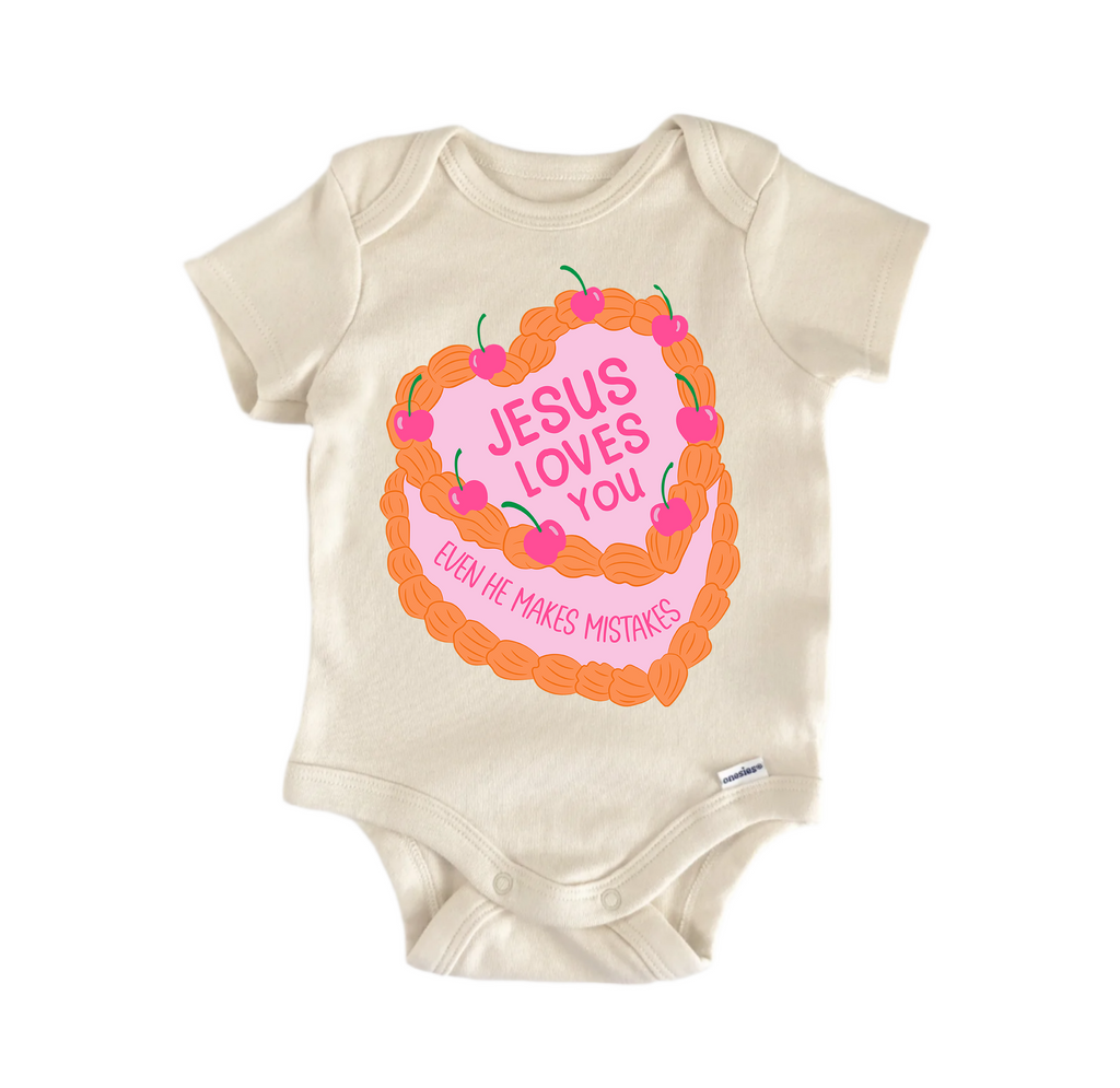 Loves You Jesus Religious God Christian - Baby Boy Girl Clothes