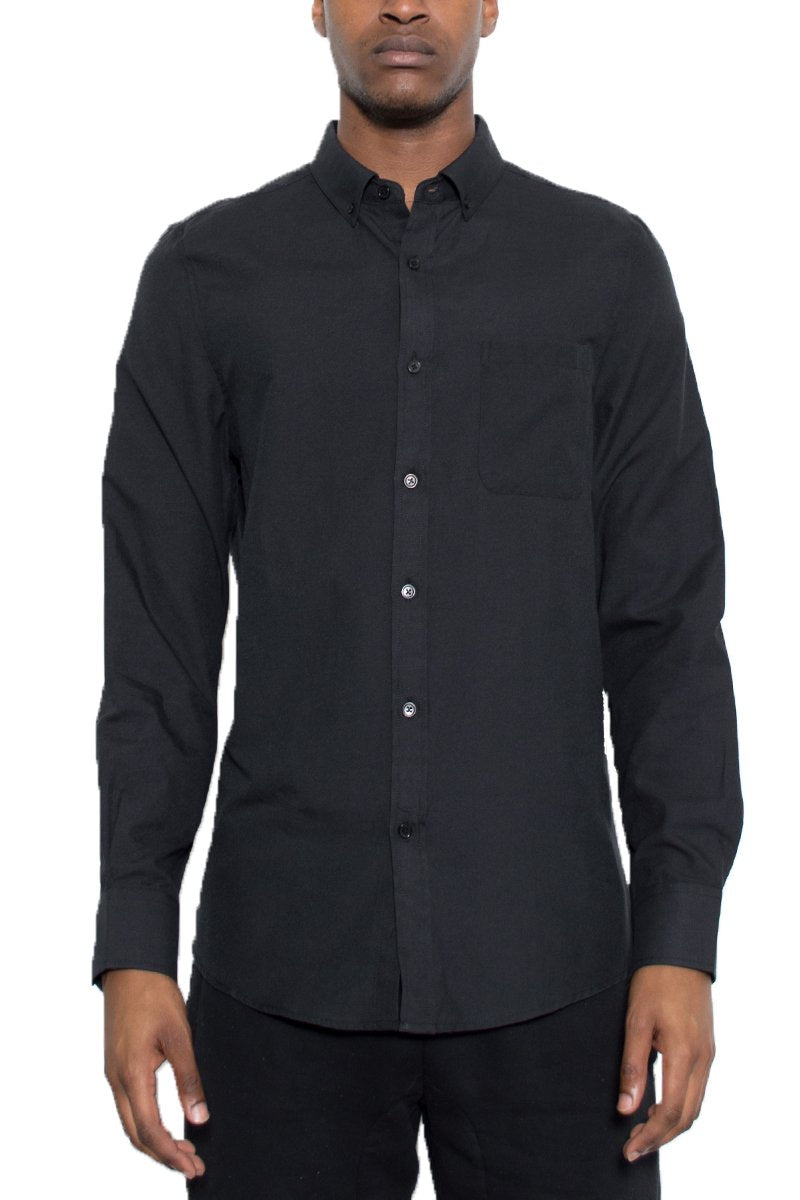 Signature Long Sleeve Button Down Shirt