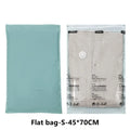 Vacuum Storage Bag No Pump Reusable Compression Bag