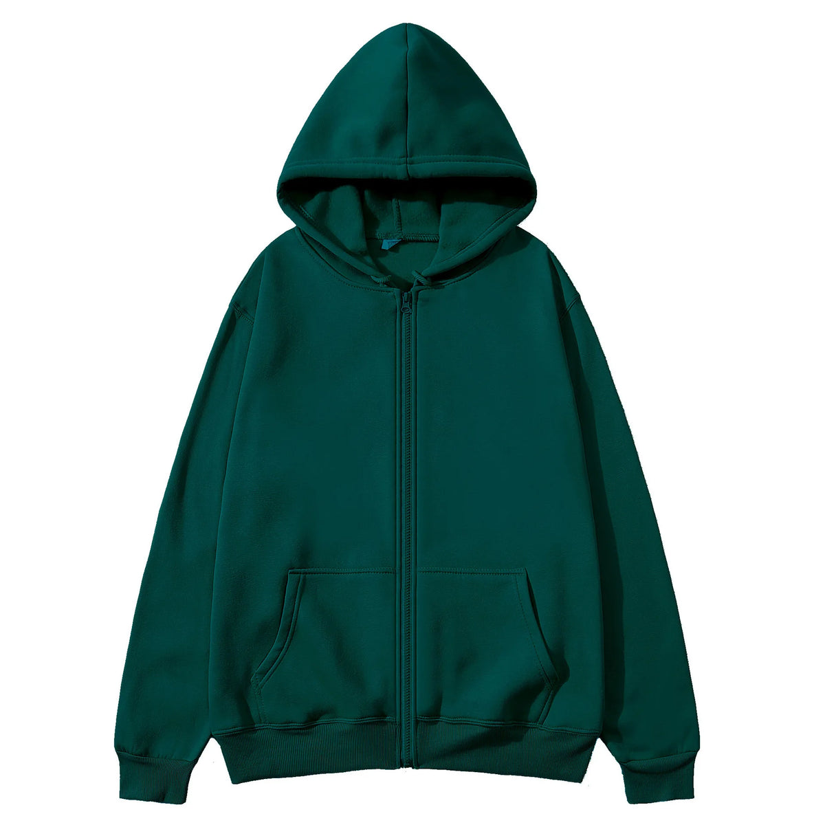 Warm Lamb Wool Zip-Up Hoodie Jacket