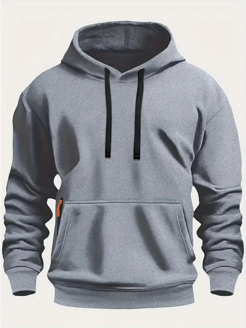 Men's Solid Fleece Hoodie