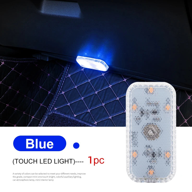Mini Wireless LED Touch Light USB Rechargeable