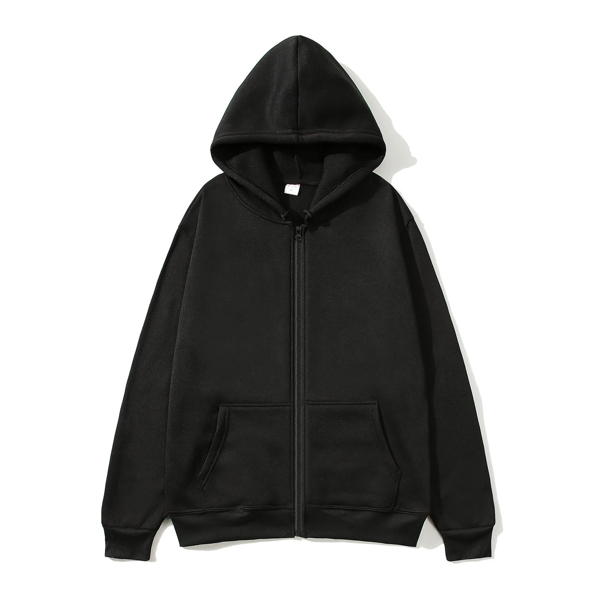 Warm Lamb Wool Zip-Up Hoodie Jacket
