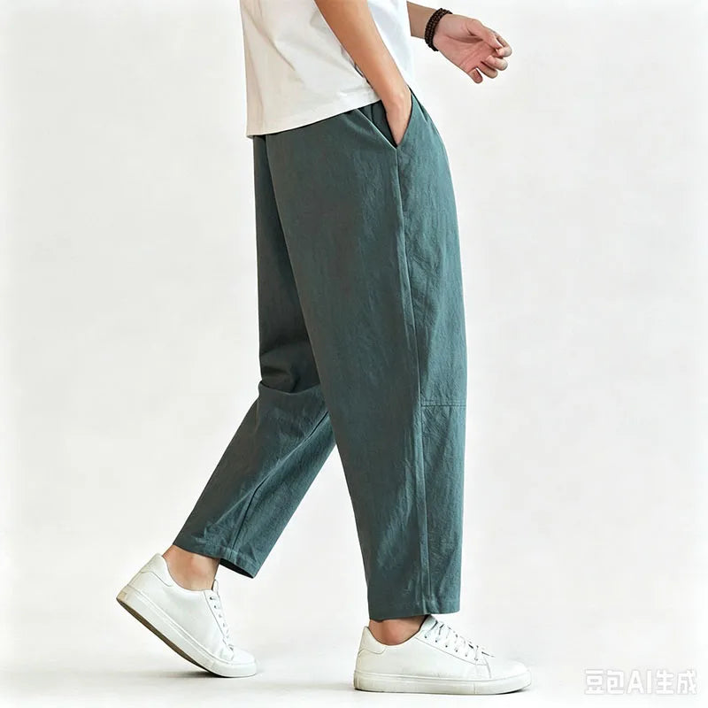 Men's Ice Silk Joggers Sweatpants
