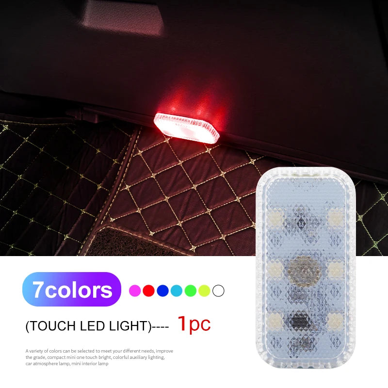 Mini Wireless LED Touch Light USB Rechargeable