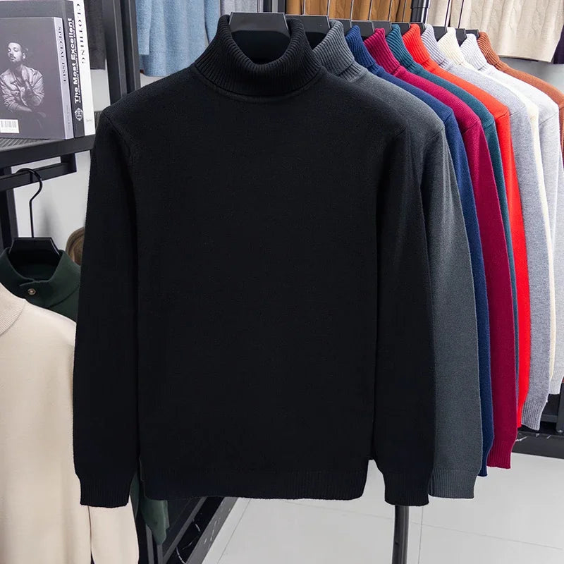 Men's Knitted Turtleneck Sweater