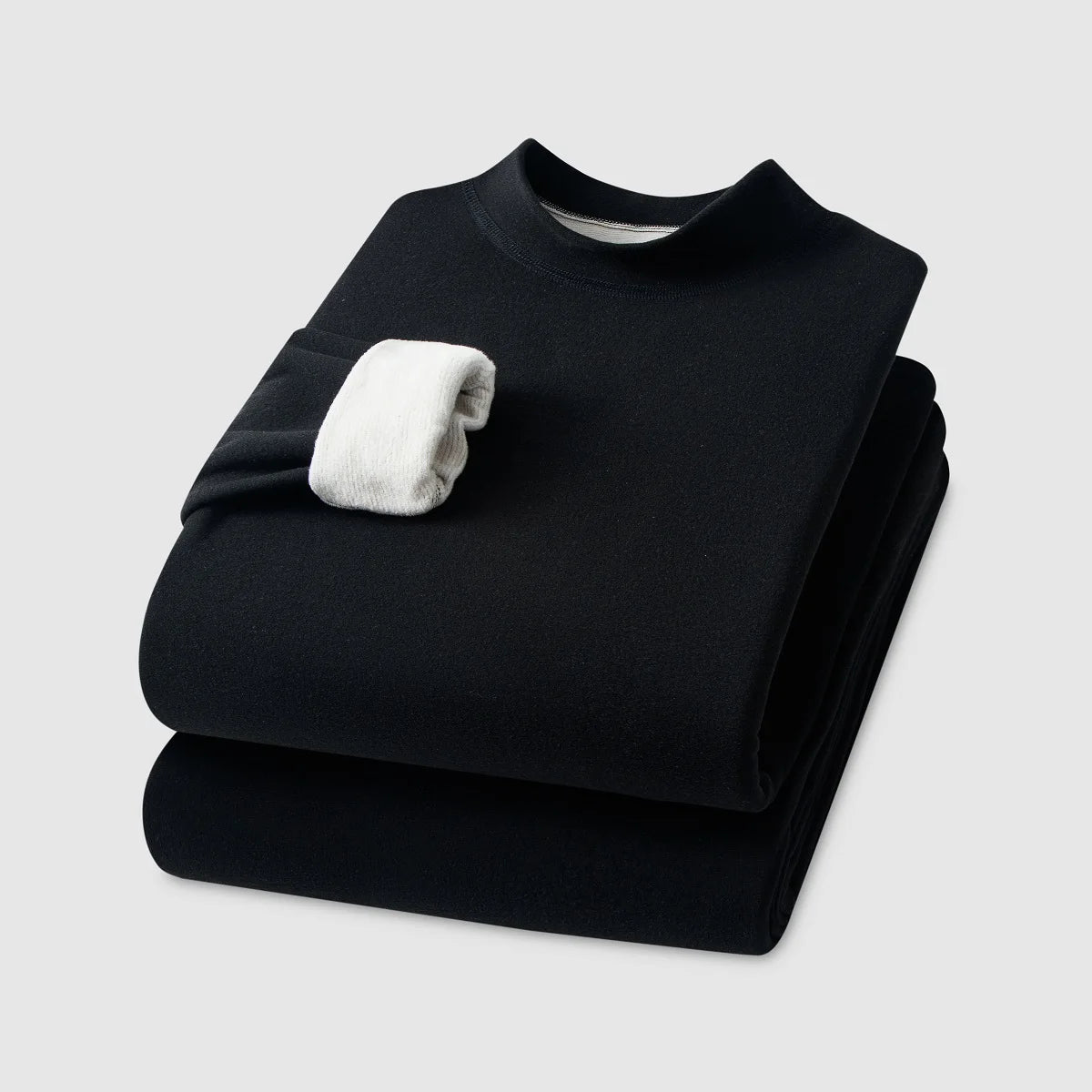 Cashmere Thermal Underwear Set - Long Sleeve Top and Pants
