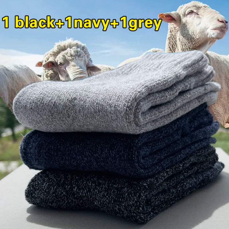 Men's Winter Thermal Wool Socks