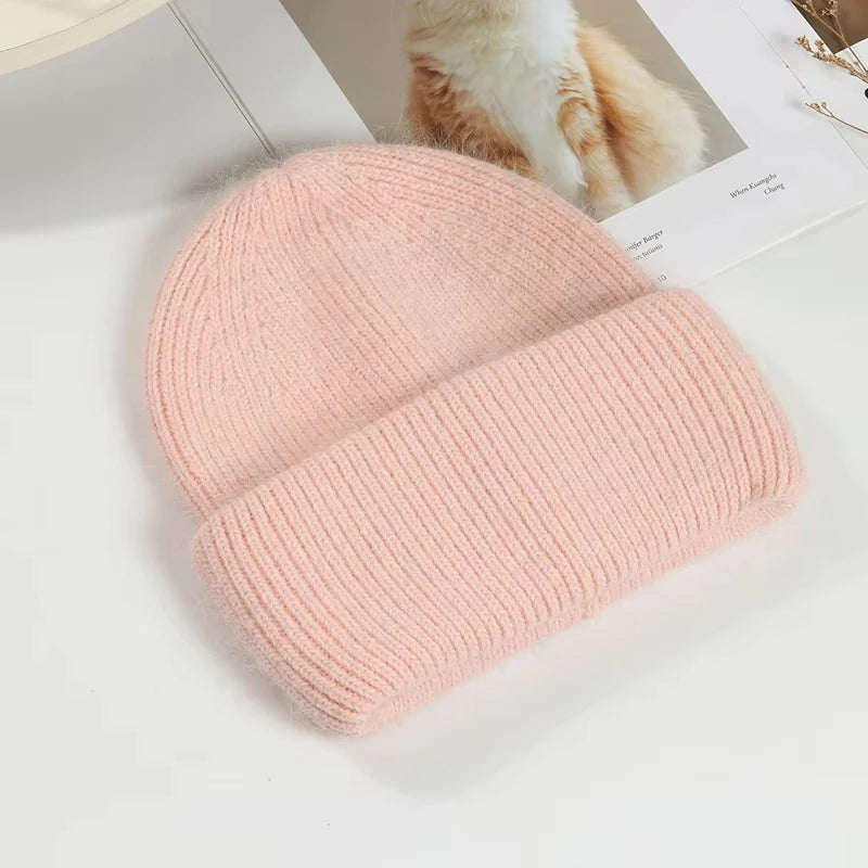 Women's Soft Knitted Beanie Hat