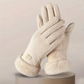Plush Lined Touchscreen Winter Gloves
