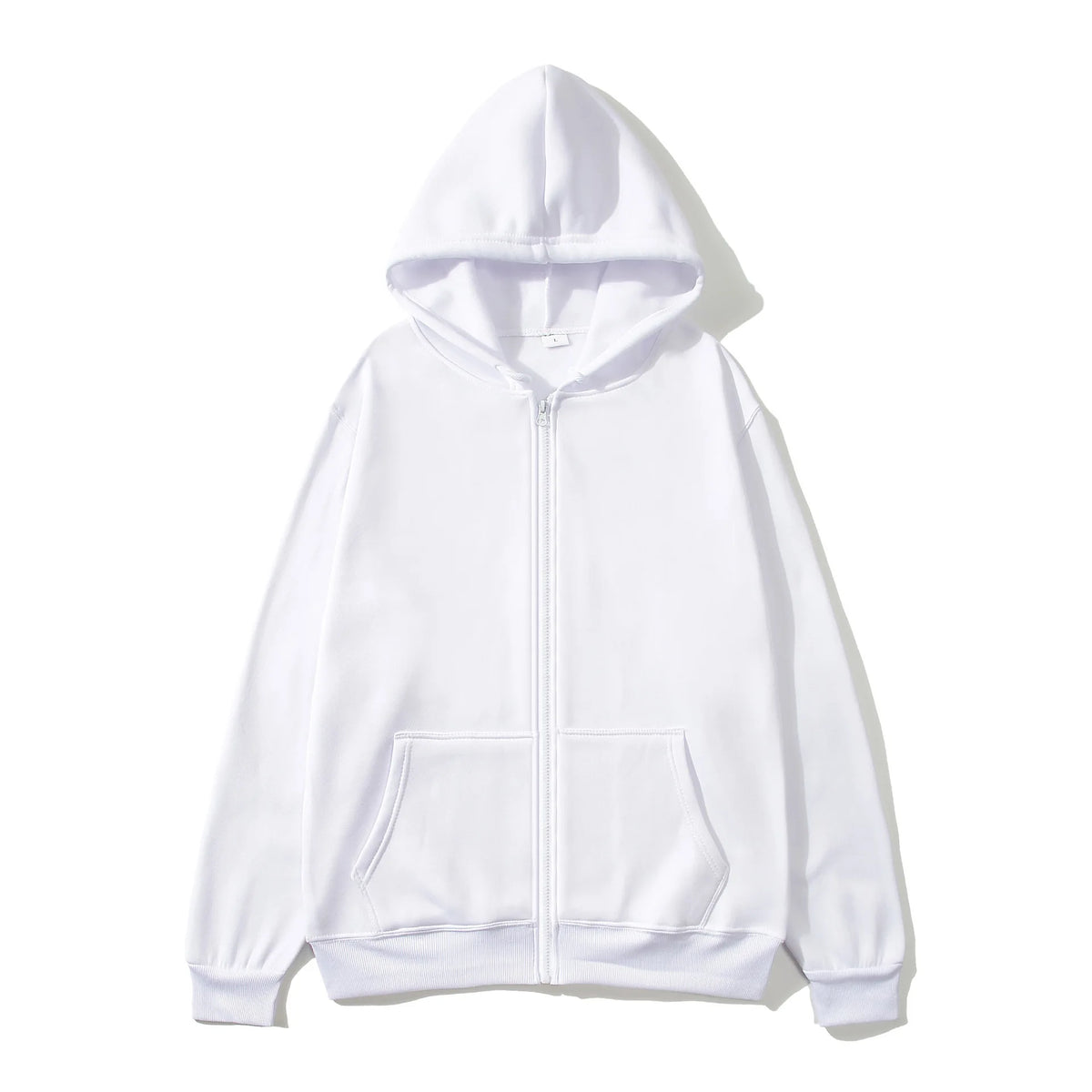 Warm Lamb Wool Zip-Up Hoodie Jacket
