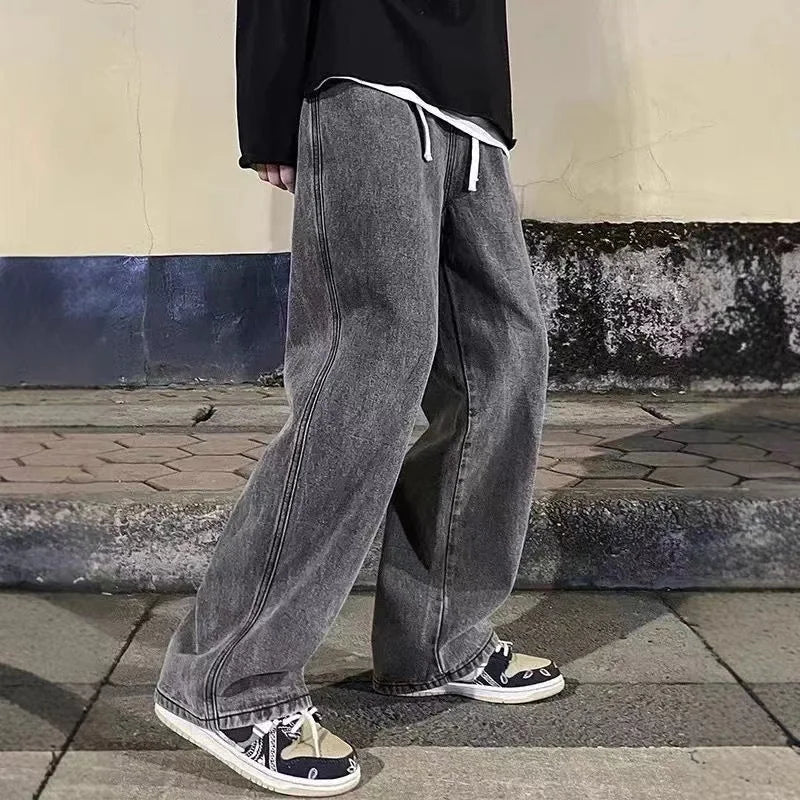 Men's Baggy Wide Leg Jeans