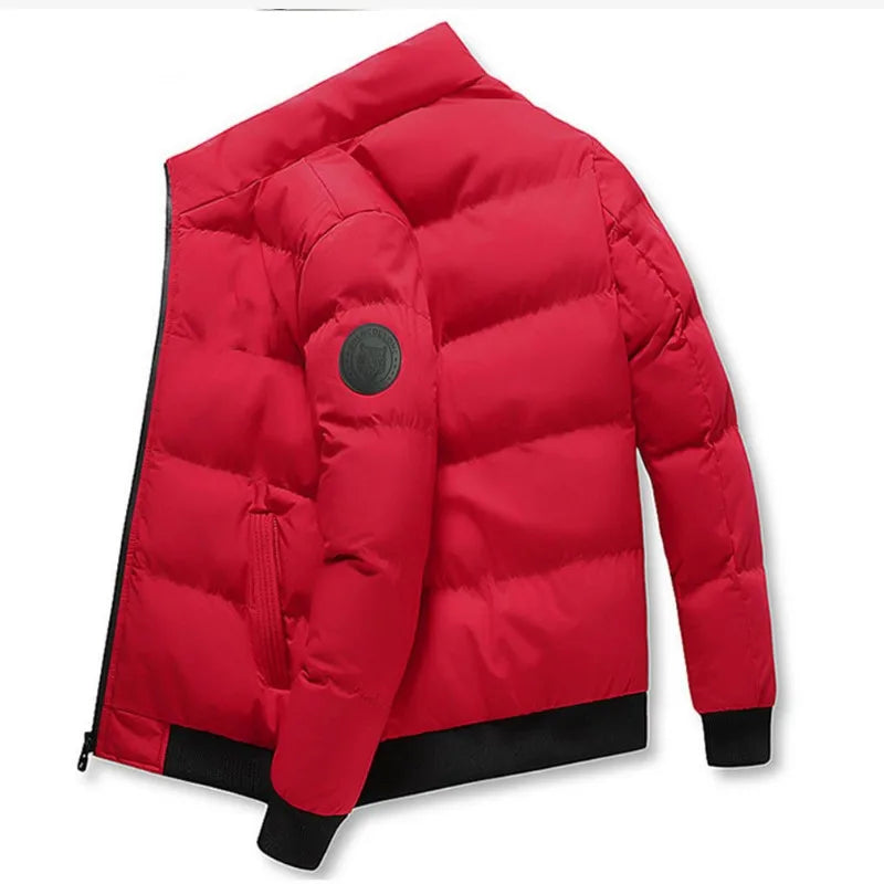 Men's Down-Style Padded Winter Jacket