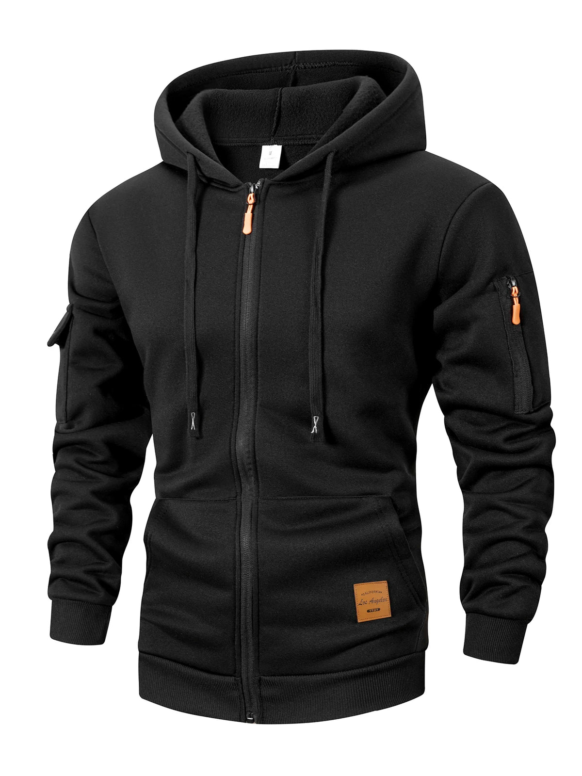 Men's Slim-Fit Zip-Up Hoodie