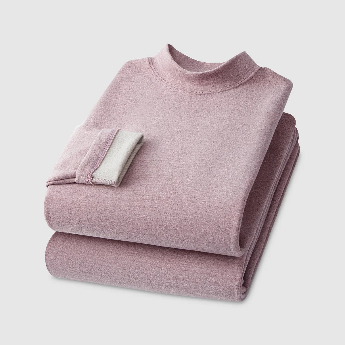 Cashmere Thermal Underwear Set - Long Sleeve Top and Pants