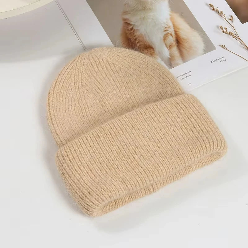 Women's Soft Knitted Beanie Hat