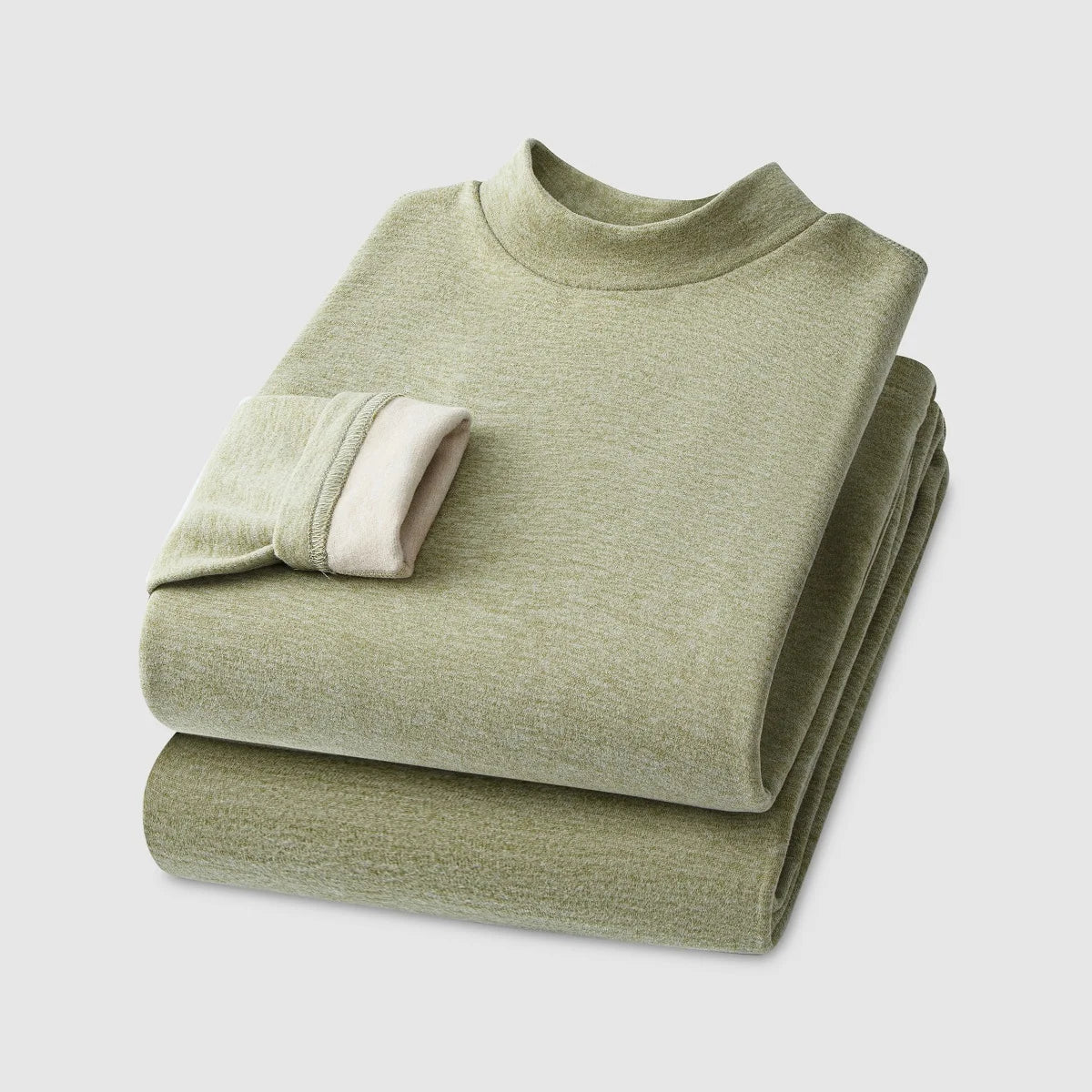 Cashmere Thermal Underwear Set - Long Sleeve Top and Pants