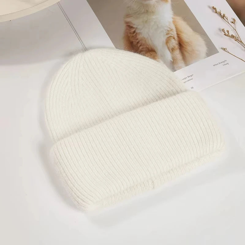 Women's Soft Knitted Beanie Hat