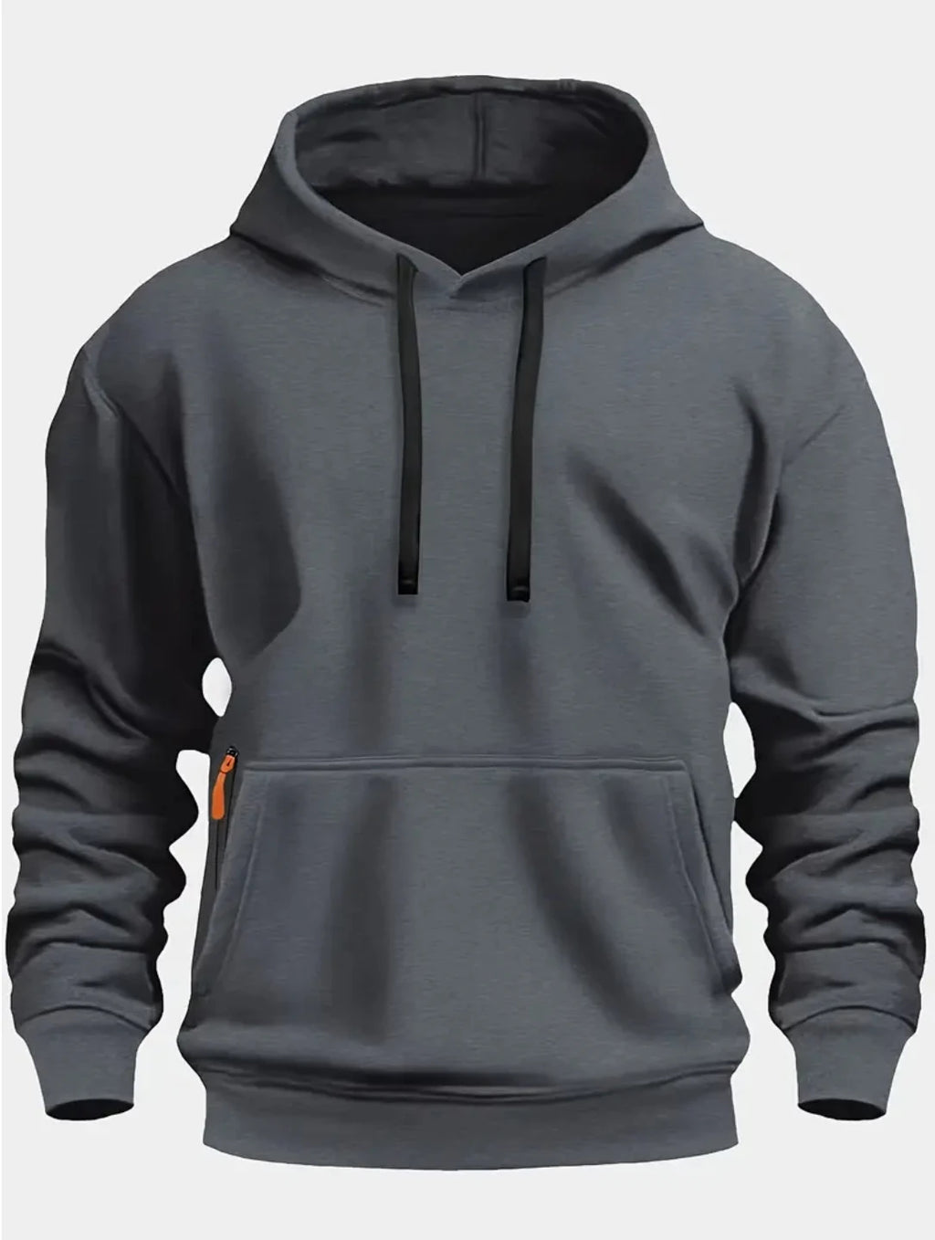 Men's Solid Fleece Hoodie