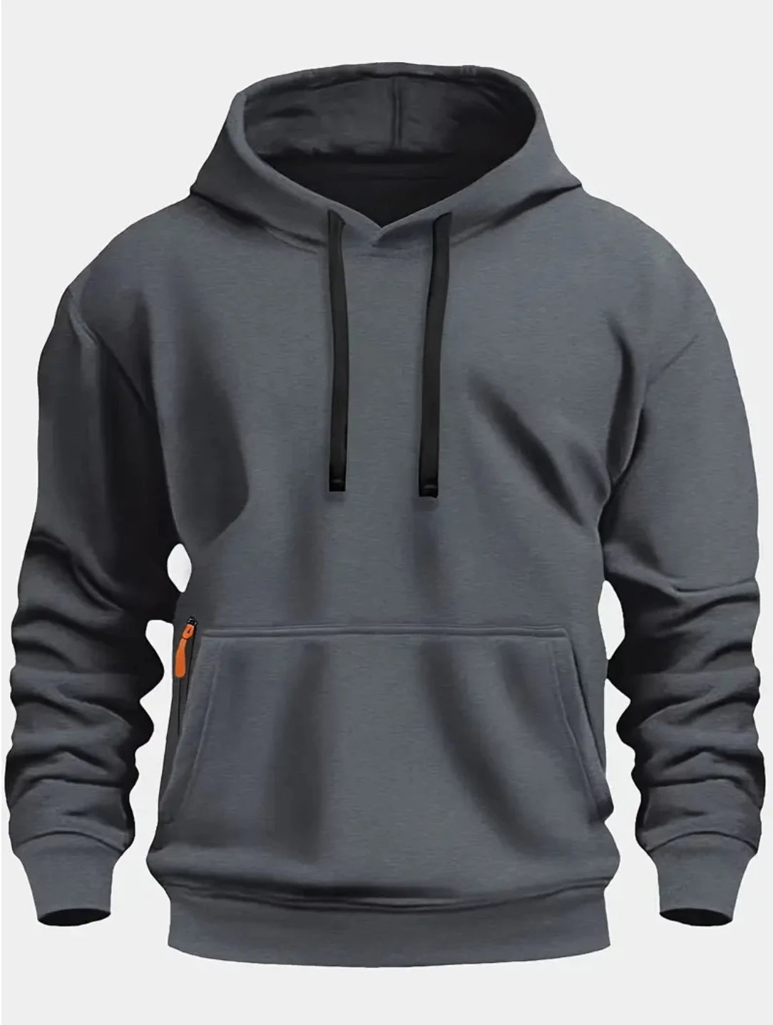 Men's Solid Fleece Hoodie