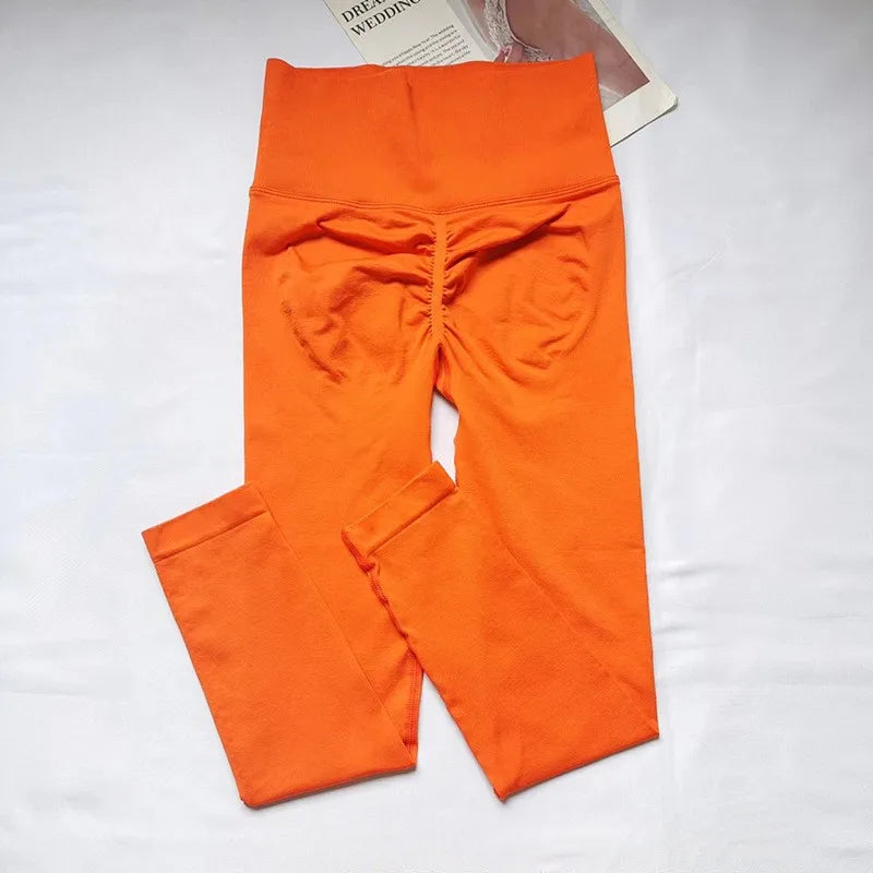 Women's High-Waisted Seamless Yoga Leggings