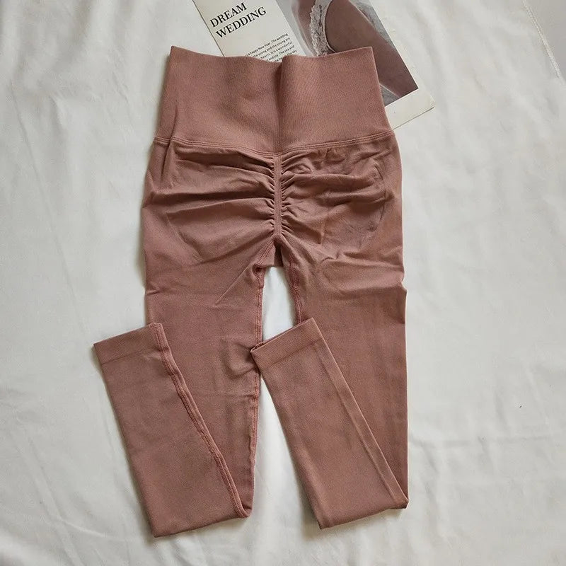 Women's High-Waisted Seamless Yoga Leggings